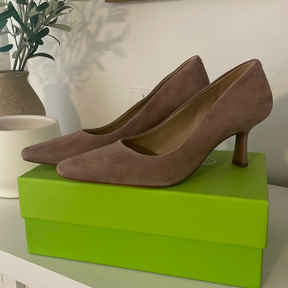 Sam Edelman suede heels NWT